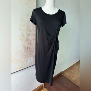 Midi Black Dress Business Casual